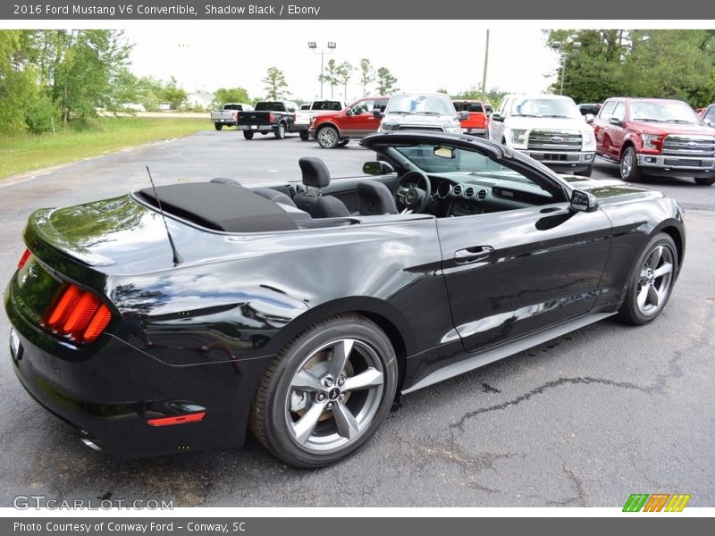 Shadow Black / Ebony 2016 Ford Mustang V6 Convertible