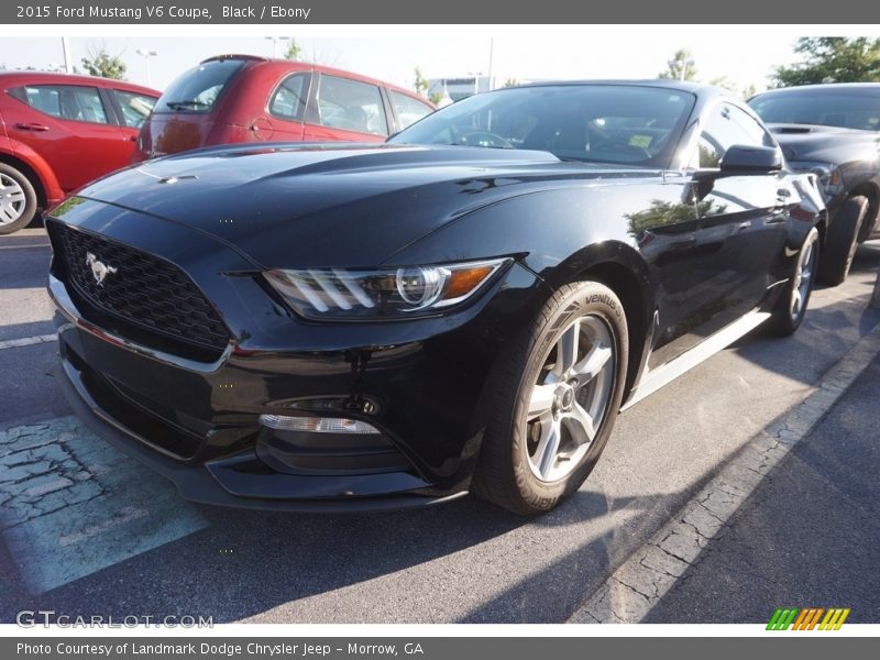 Black / Ebony 2015 Ford Mustang V6 Coupe
