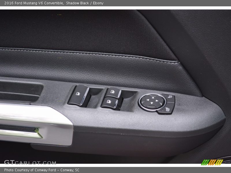 Shadow Black / Ebony 2016 Ford Mustang V6 Convertible