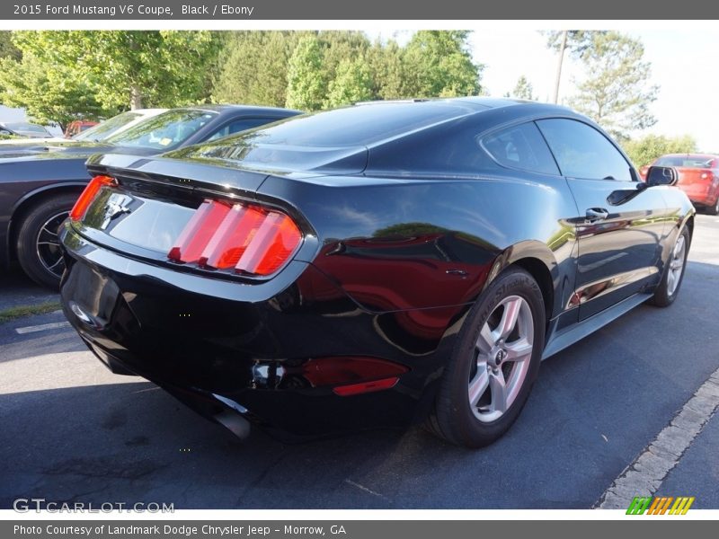 Black / Ebony 2015 Ford Mustang V6 Coupe