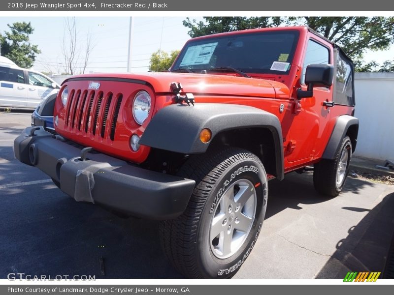 Firecracker Red / Black 2016 Jeep Wrangler Sport 4x4