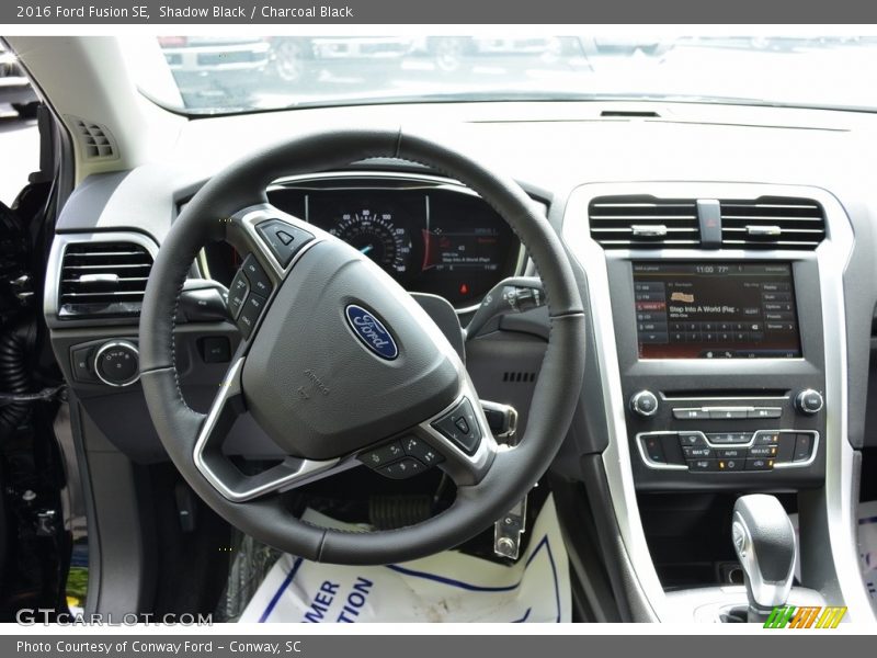 Shadow Black / Charcoal Black 2016 Ford Fusion SE