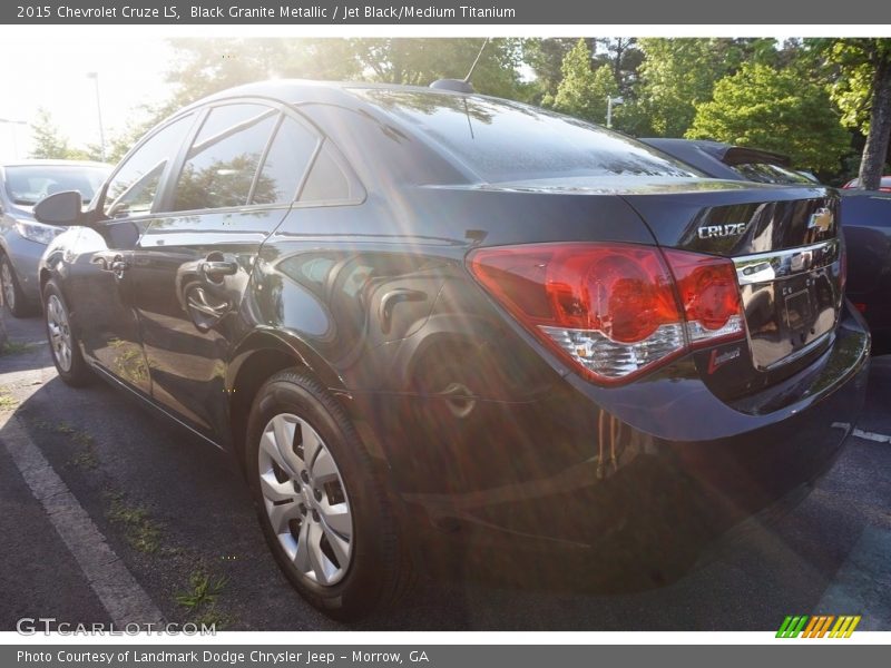 Black Granite Metallic / Jet Black/Medium Titanium 2015 Chevrolet Cruze LS