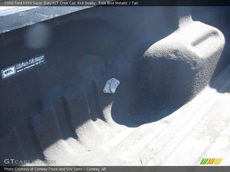 True Blue Metallic / Tan 2006 Ford F350 Super Duty XLT Crew Cab 4x4 Dually