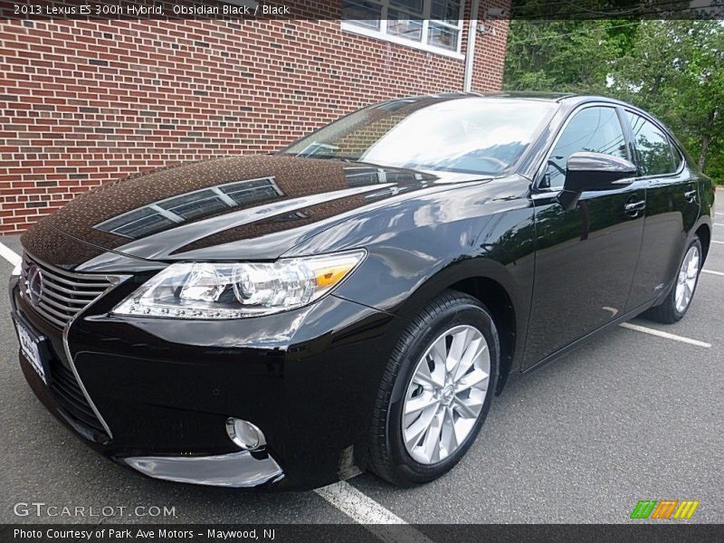 Obsidian Black / Black 2013 Lexus ES 300h Hybrid