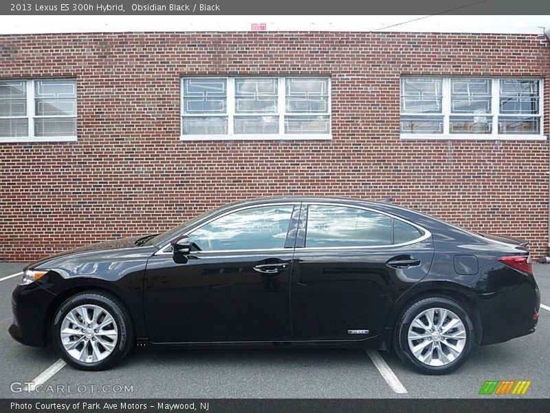Obsidian Black / Black 2013 Lexus ES 300h Hybrid