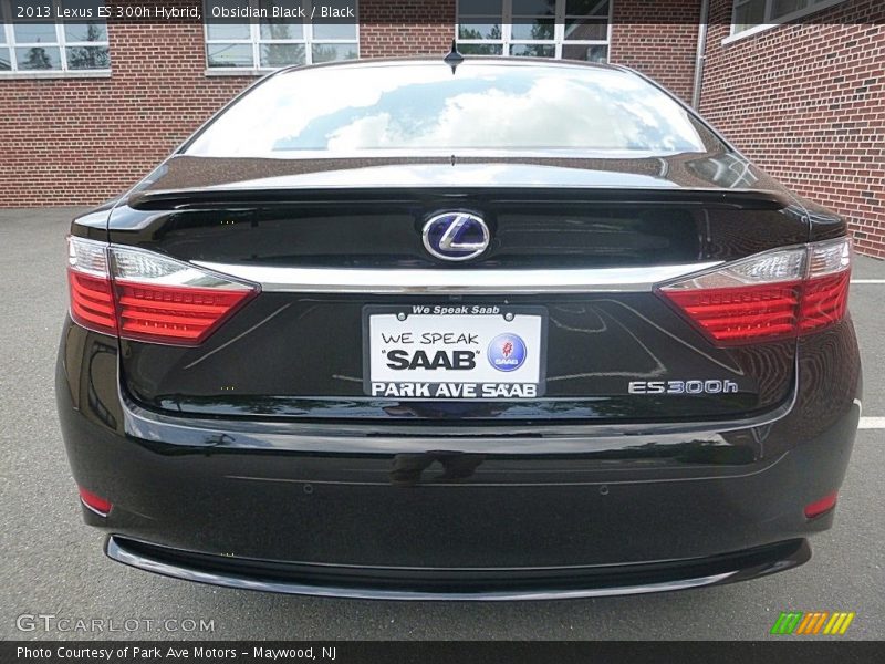 Obsidian Black / Black 2013 Lexus ES 300h Hybrid