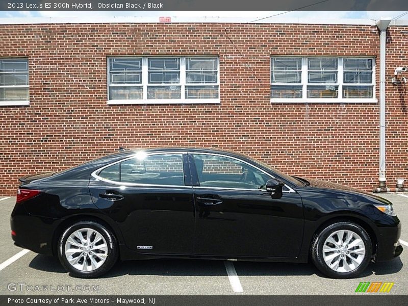 Obsidian Black / Black 2013 Lexus ES 300h Hybrid