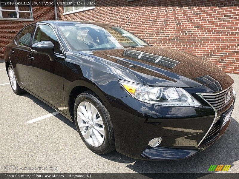 Obsidian Black / Black 2013 Lexus ES 300h Hybrid