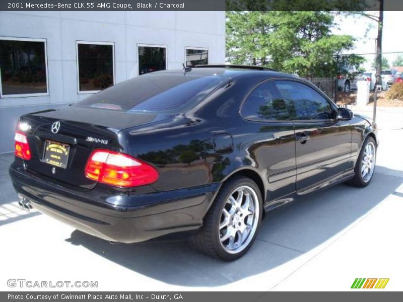 Black / Charcoal 2001 Mercedes-Benz CLK 55 AMG Coupe