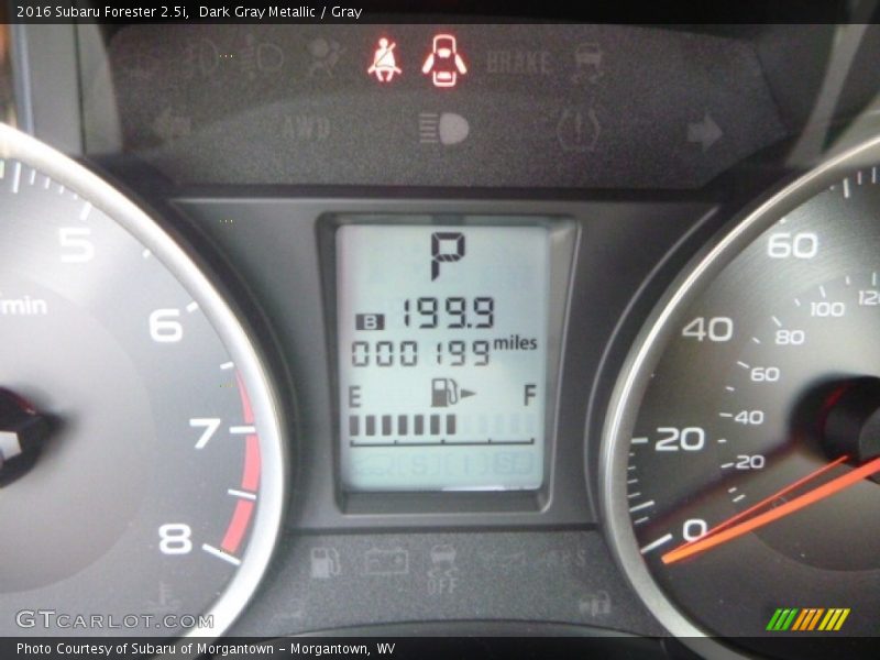 Dark Gray Metallic / Gray 2016 Subaru Forester 2.5i