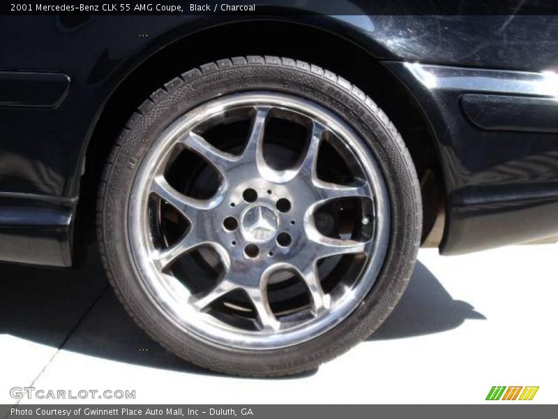 Black / Charcoal 2001 Mercedes-Benz CLK 55 AMG Coupe