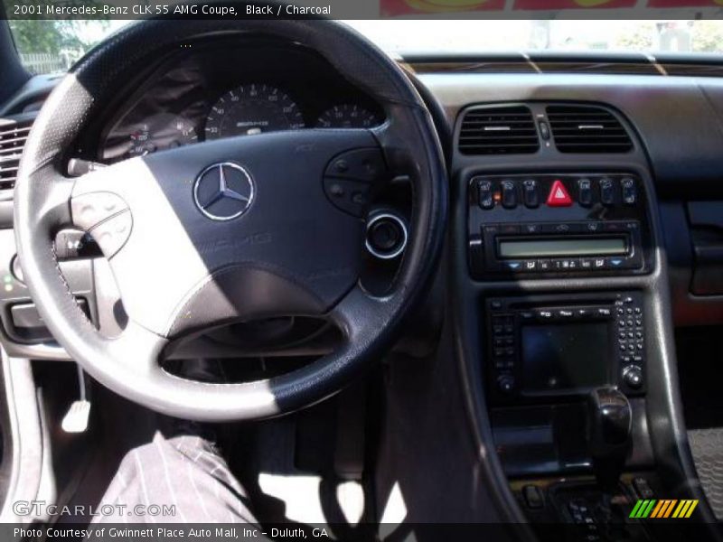 Black / Charcoal 2001 Mercedes-Benz CLK 55 AMG Coupe