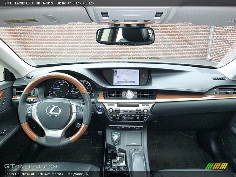 Obsidian Black / Black 2013 Lexus ES 300h Hybrid