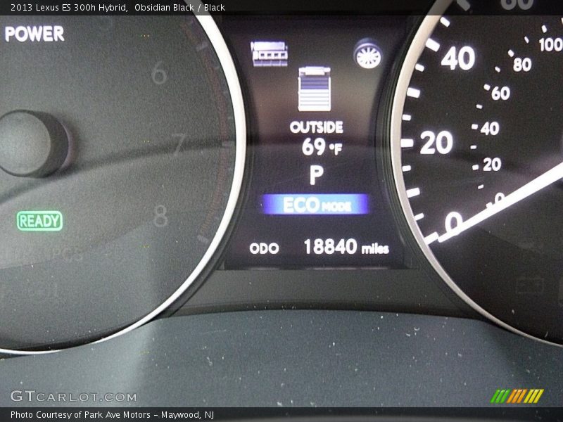 Obsidian Black / Black 2013 Lexus ES 300h Hybrid