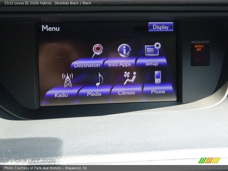 Obsidian Black / Black 2013 Lexus ES 300h Hybrid