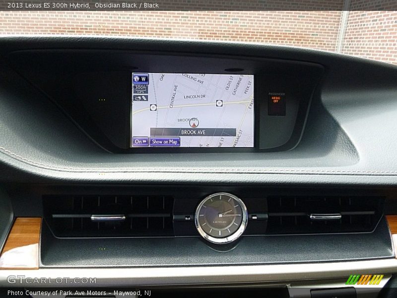 Obsidian Black / Black 2013 Lexus ES 300h Hybrid