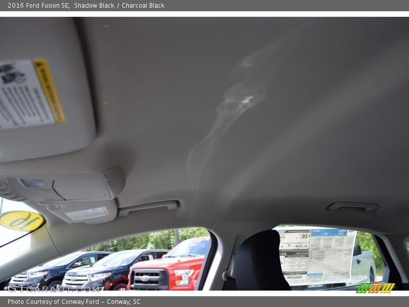 Shadow Black / Charcoal Black 2016 Ford Fusion SE