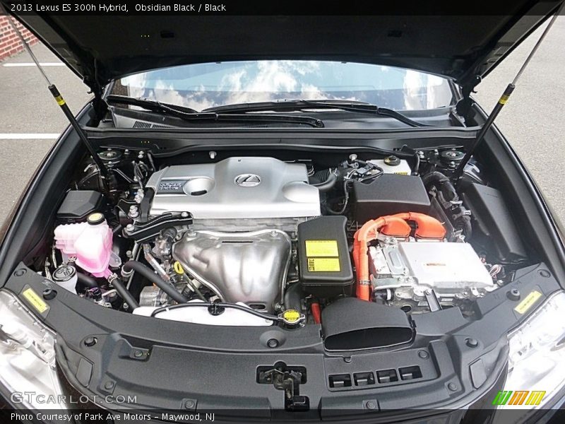 Obsidian Black / Black 2013 Lexus ES 300h Hybrid