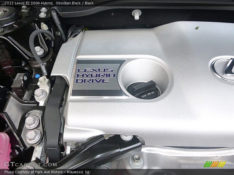 Obsidian Black / Black 2013 Lexus ES 300h Hybrid