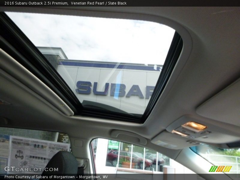 Venetian Red Pearl / Slate Black 2016 Subaru Outback 2.5i Premium