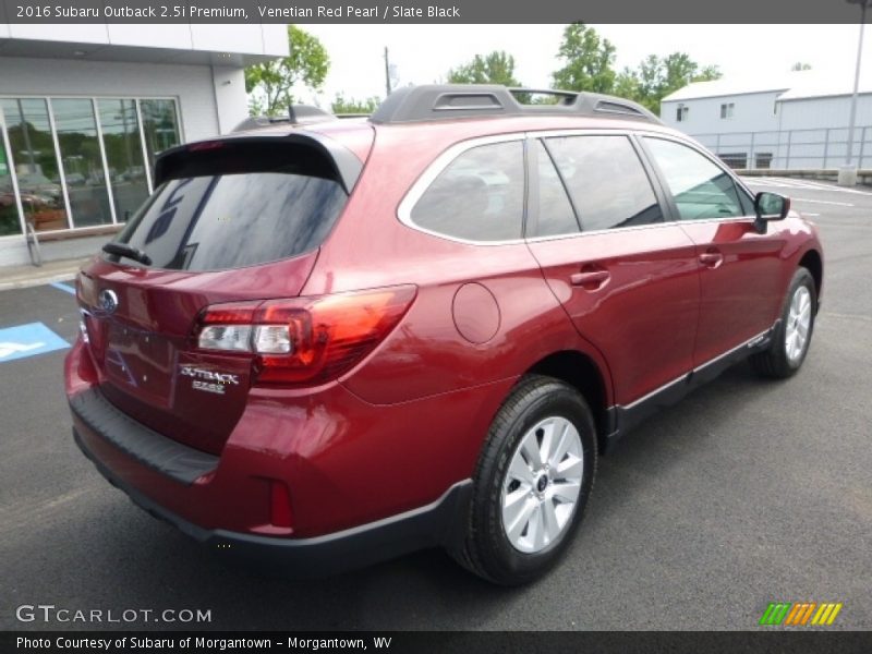 Venetian Red Pearl / Slate Black 2016 Subaru Outback 2.5i Premium