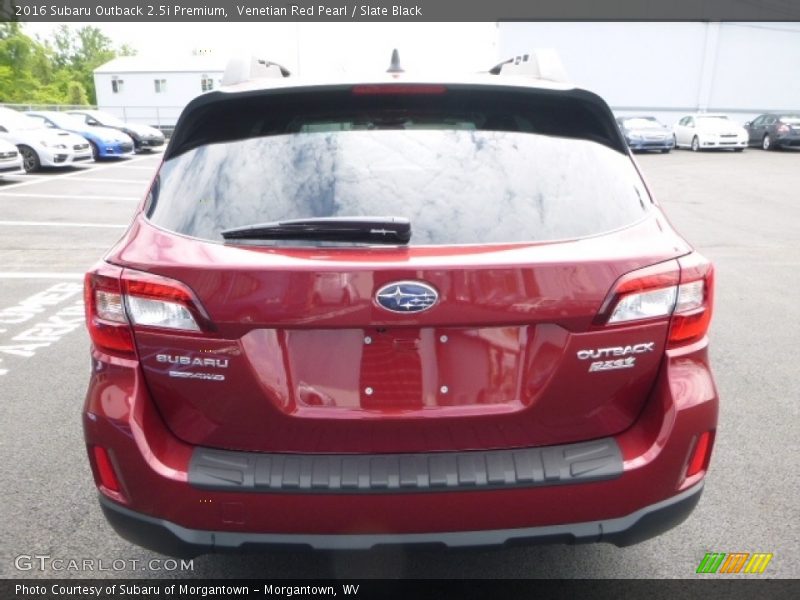 Venetian Red Pearl / Slate Black 2016 Subaru Outback 2.5i Premium