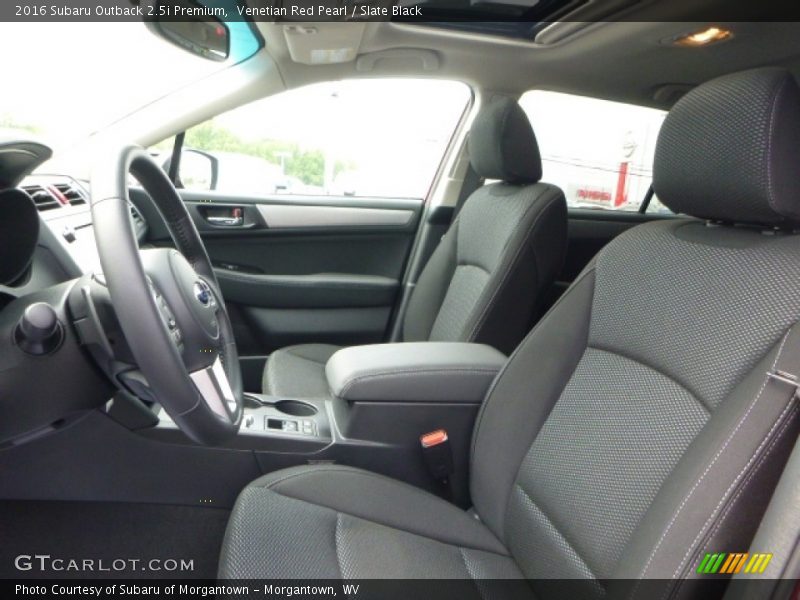 Venetian Red Pearl / Slate Black 2016 Subaru Outback 2.5i Premium