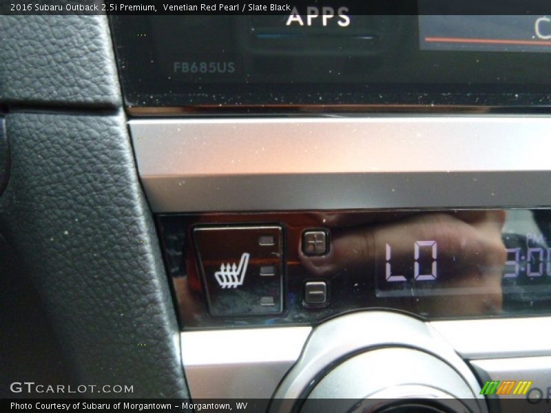 Venetian Red Pearl / Slate Black 2016 Subaru Outback 2.5i Premium