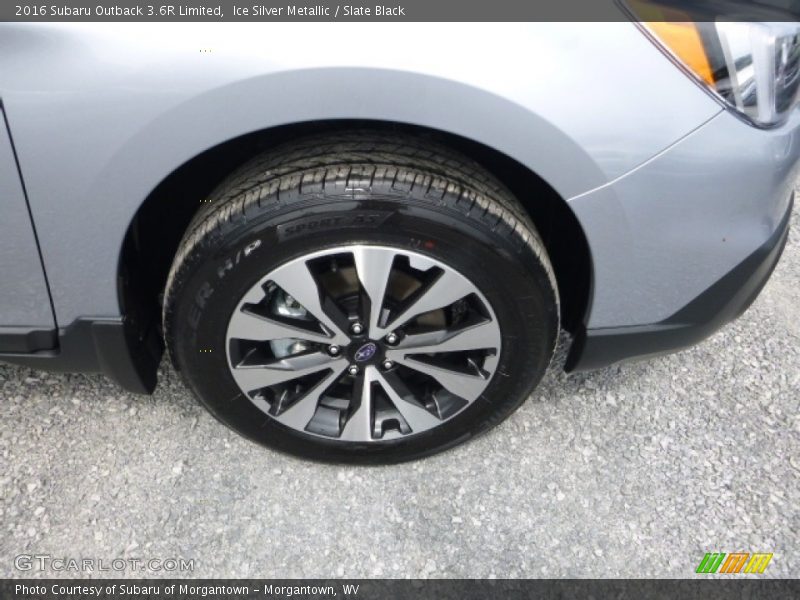 Ice Silver Metallic / Slate Black 2016 Subaru Outback 3.6R Limited