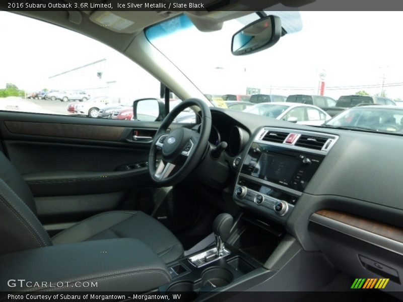 Ice Silver Metallic / Slate Black 2016 Subaru Outback 3.6R Limited