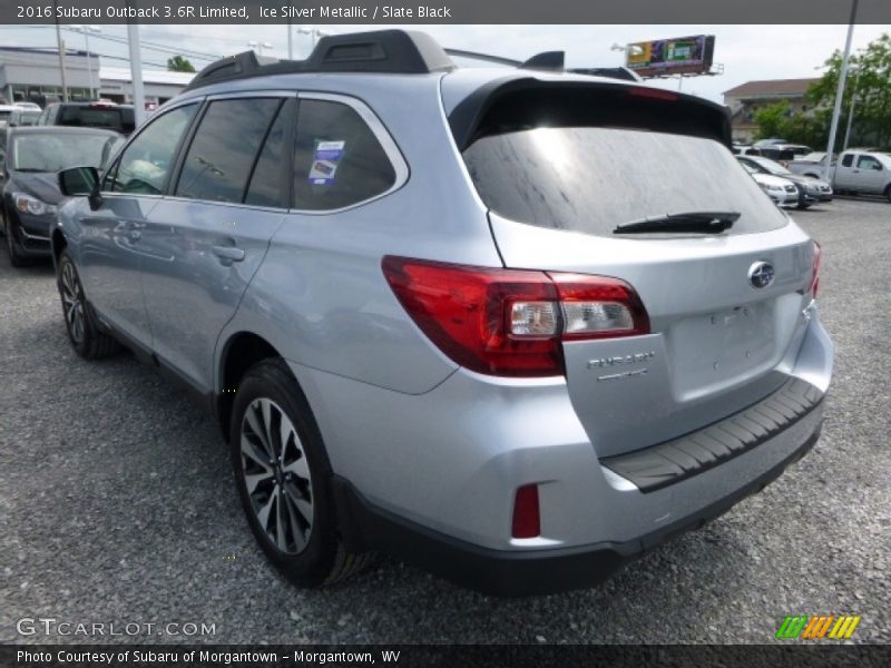 Ice Silver Metallic / Slate Black 2016 Subaru Outback 3.6R Limited