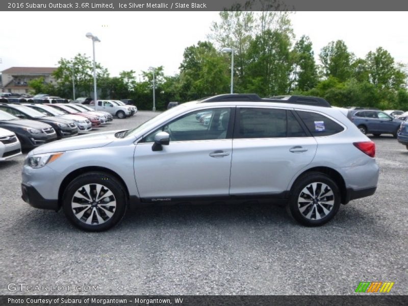 Ice Silver Metallic / Slate Black 2016 Subaru Outback 3.6R Limited
