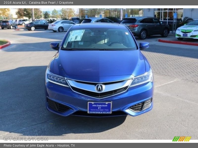 Catalina Blue Pearl / Graystone 2016 Acura ILX