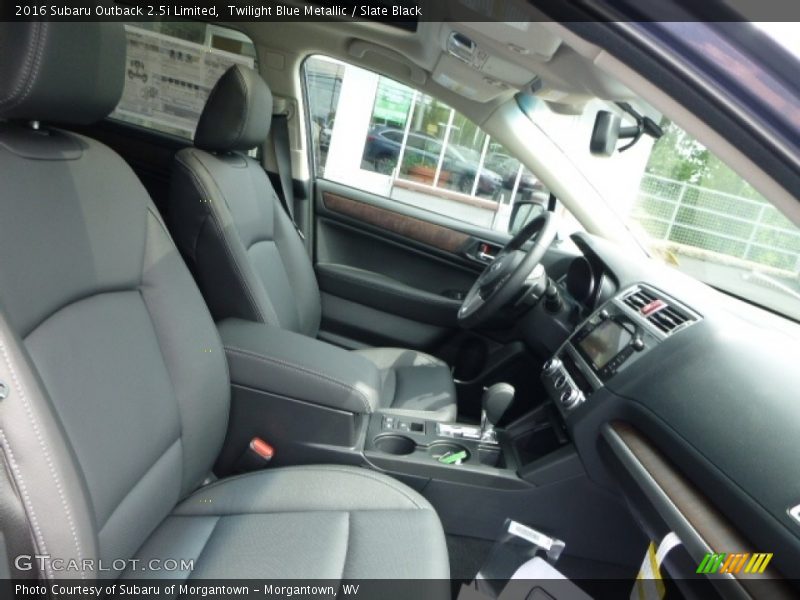Twilight Blue Metallic / Slate Black 2016 Subaru Outback 2.5i Limited