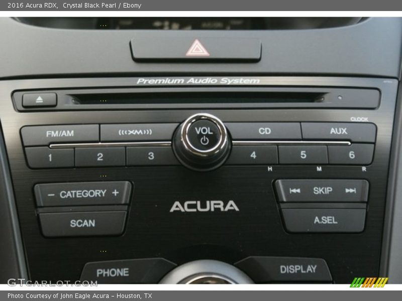 Crystal Black Pearl / Ebony 2016 Acura RDX