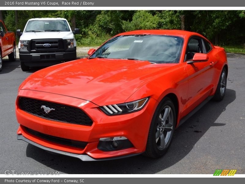 Race Red / Ebony 2016 Ford Mustang V6 Coupe