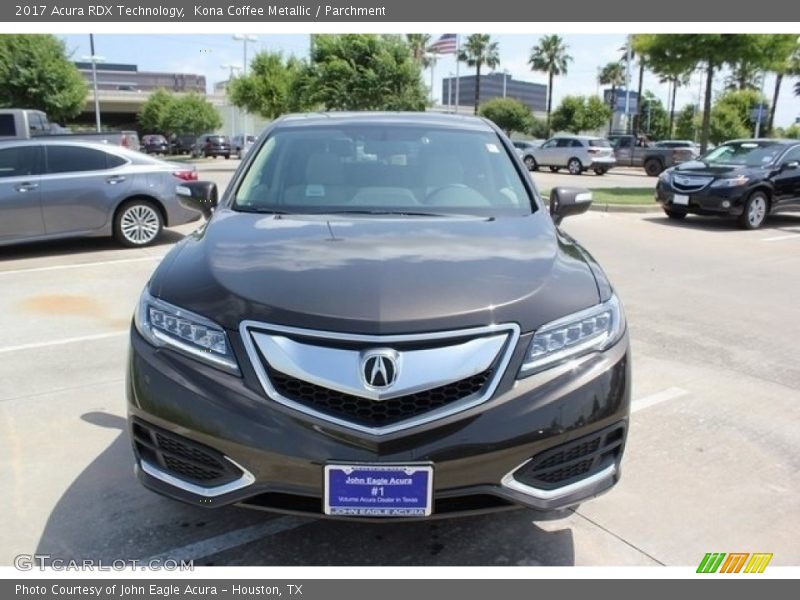 Kona Coffee Metallic / Parchment 2017 Acura RDX Technology