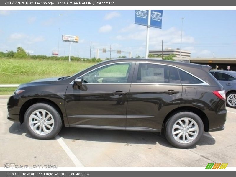 Kona Coffee Metallic / Parchment 2017 Acura RDX Technology