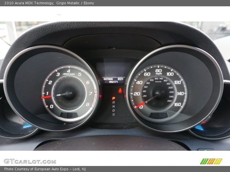 Grigio Metallic / Ebony 2010 Acura MDX Technology