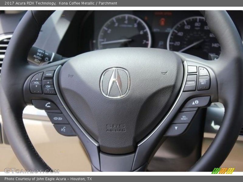 Kona Coffee Metallic / Parchment 2017 Acura RDX Technology