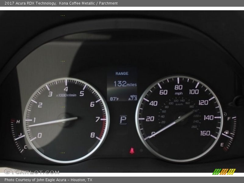Kona Coffee Metallic / Parchment 2017 Acura RDX Technology