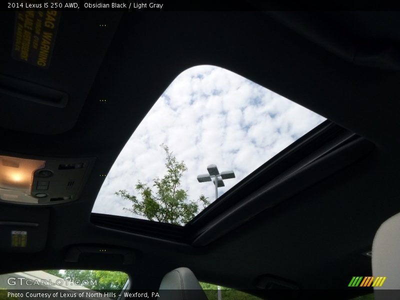 Obsidian Black / Light Gray 2014 Lexus IS 250 AWD