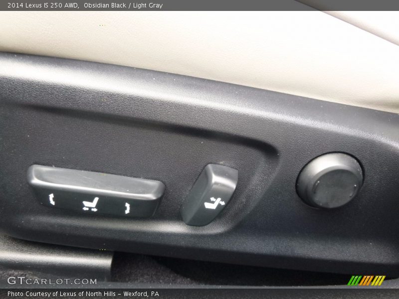 Obsidian Black / Light Gray 2014 Lexus IS 250 AWD