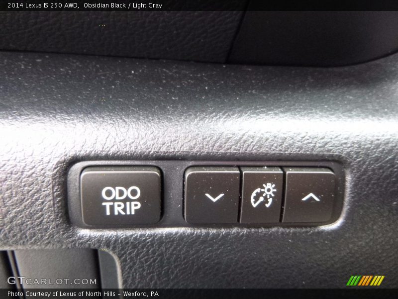Obsidian Black / Light Gray 2014 Lexus IS 250 AWD