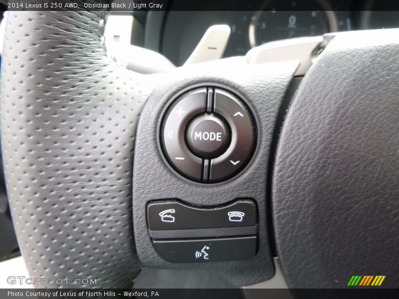Obsidian Black / Light Gray 2014 Lexus IS 250 AWD