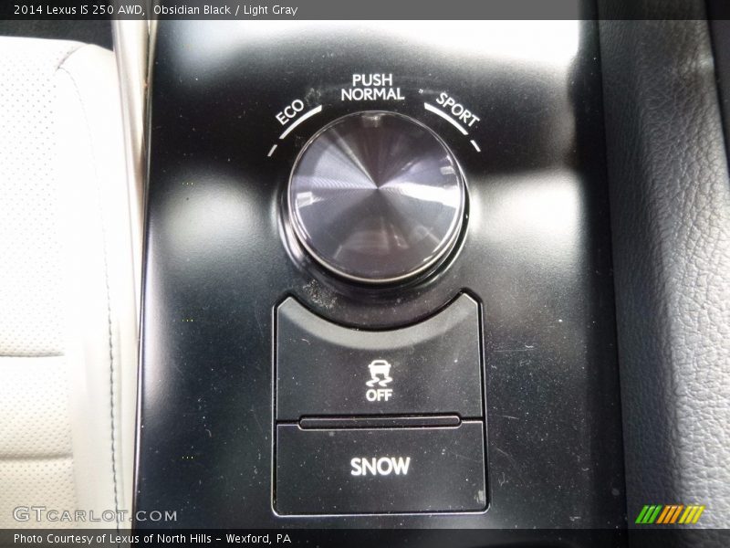 Obsidian Black / Light Gray 2014 Lexus IS 250 AWD