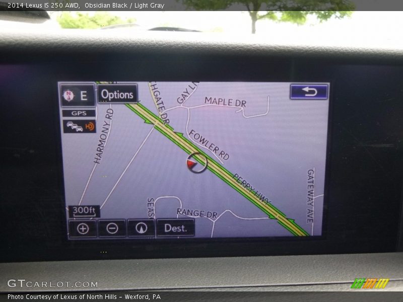 Obsidian Black / Light Gray 2014 Lexus IS 250 AWD