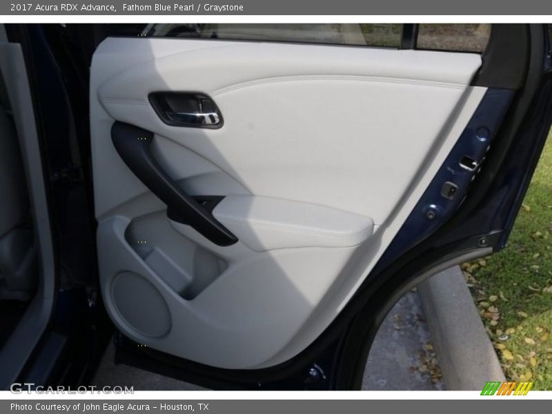 Fathom Blue Pearl / Graystone 2017 Acura RDX Advance