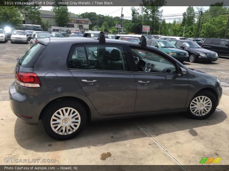 United Gray Metallic / Titan Black 2010 Volkswagen Golf 4 Door